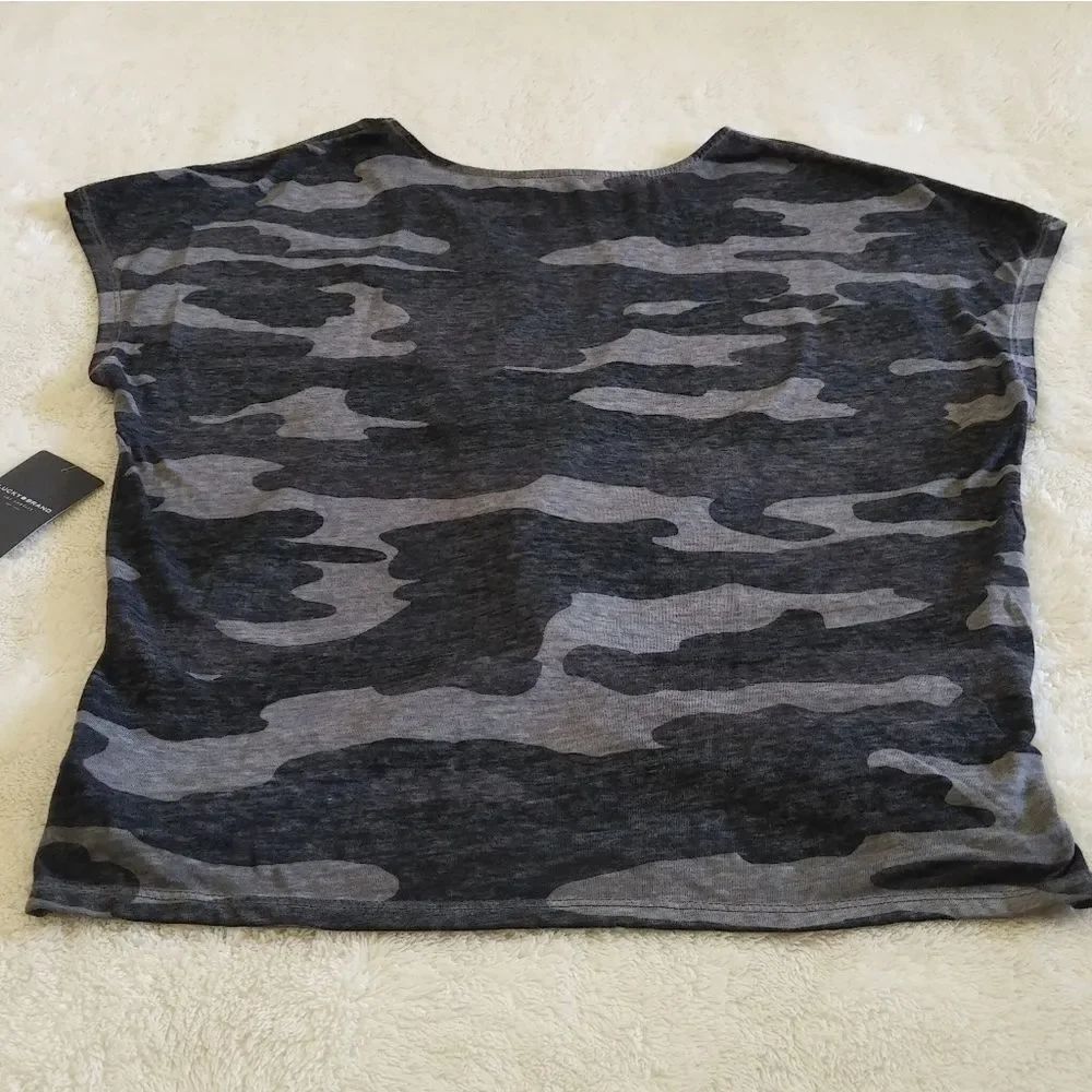 Lucky🍀 Brand Camouflage Print Top - Picture 10 of 12